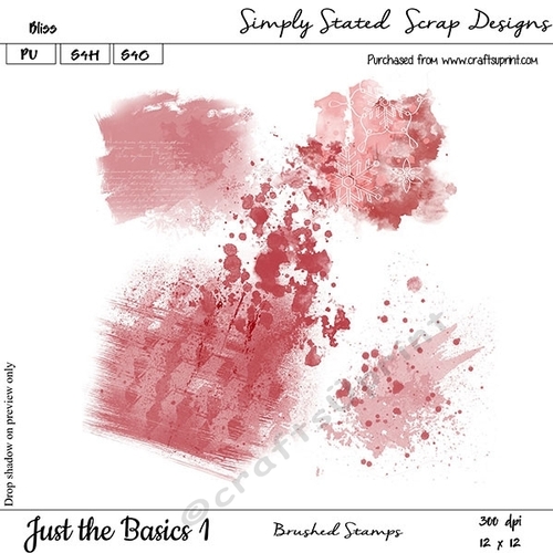 Just the Basics #1 - Bliss Brushed Stamps