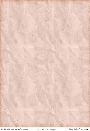 Vickis Wedding - A4 Vintage Paper #7