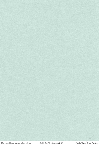Pixel It Feb 18 - A4 Cardstock #3