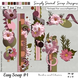 Easy Scrap #1 - Borders & Clusters