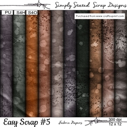 Easy Scrap #5 - Fabric Papers - 12 x 12