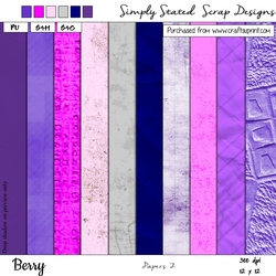 Berry - Papers Pack #2 - 12 x 12