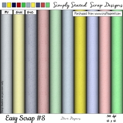 Easy Scrap #8 - Dirt Papers - 12 x 12