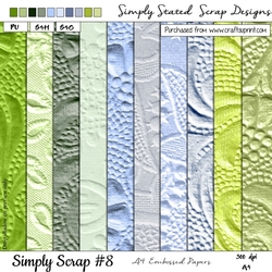 SS08 - A4 Embossed Paper Pack