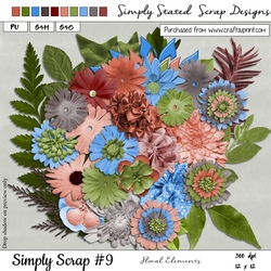 Simply Scrap #9 - Flowers & Foliage
