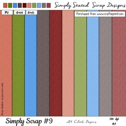 SS09 - A4 Cotton Cloth Papers Pack