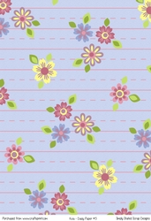 Kea - A4 Daisy Paper #5