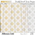 Millionaire Gold - 12 x 12 Paper Pack #2