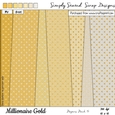 Millionaire Gold - 12 x 12 Paper Pack #5