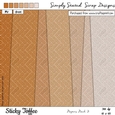 Sticky Toffee 12 x 12 Paper Pack #2