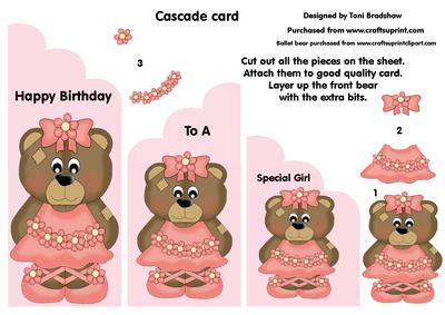 Special Girl Birthday Bear in Pink