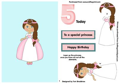 Special Princess 5th Birthday in Pink