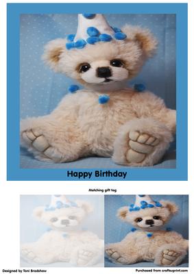 Happy Birthday Blue Bear