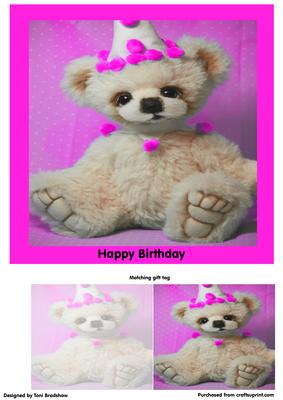 Happy Birthday Pink Bear