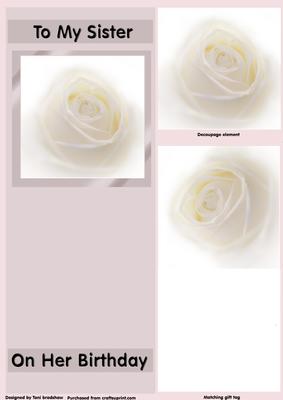 To My Sister Birthday