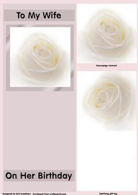 To My Wife Birthday