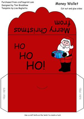 Ho Ho Ho Santa Money Wallet