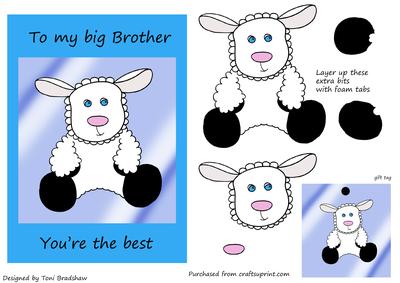 To My Big Sister Sheep in Blue