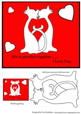 Valentine Cats - just Purrfect!