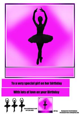 Birthday Ballerina