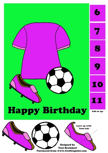Football Fan pink top