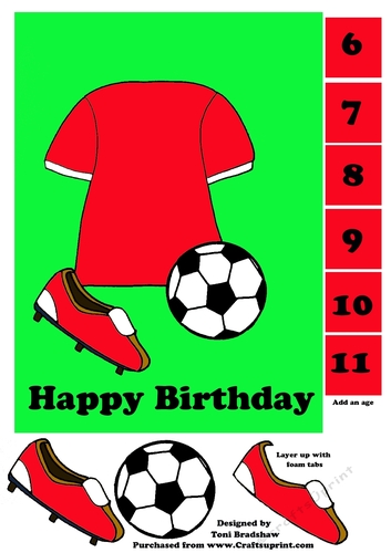 Football Fan red top