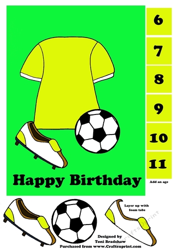 Football Fan yellow top