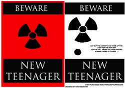 Beware New Teenager - in Red