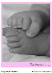 Ten Tiny Toes in Pink