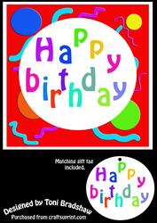 Happy Birthday -circle