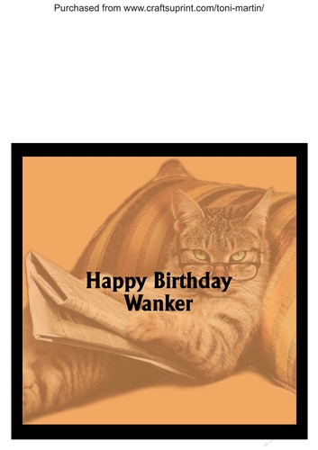 Its your birthday? I dont give a f**k! - Insert 1