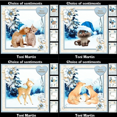 Christmas animals bumper kit 2 - Decoupage & Inserts
