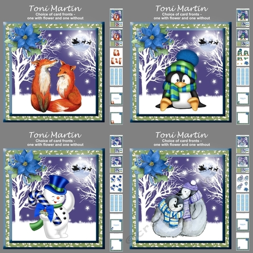 Merry Christmas bumper kit 2 - Decoupage & Inserts