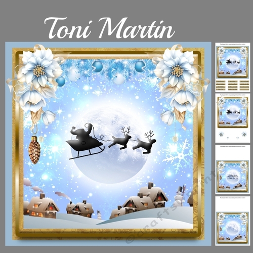 Christmas Sleigh Mini Kit & Decoupage