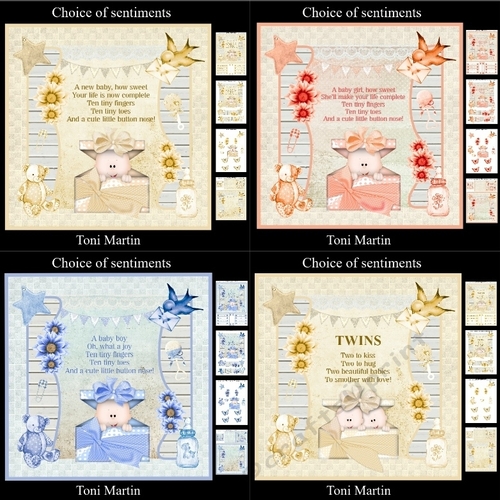 New baby bumper kit - Decoupage & Inserts