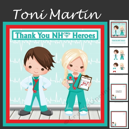 Thank You NHS Heroes  - Mini Kit & Decoupage