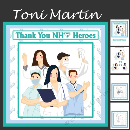 Thank You NHS Heroes - Mini Kit & Decoupage 2