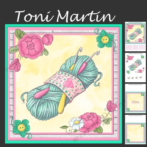 Handmade with love mini kit & decoupage