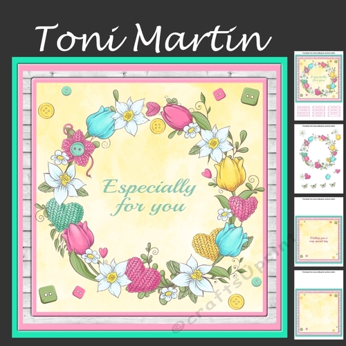 Handmade with love mini kit & decoupage 3
