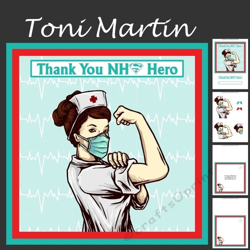 Thank You NHS Hero - Mini Kit & Decoupage