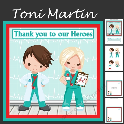 Thank you to our Heroes - Mini Kit & Decoupage (Nurse & Doctor)
