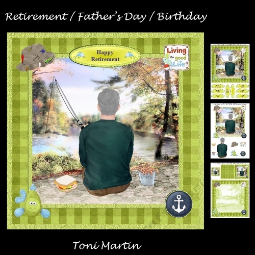 Living the good life fishing mini kit - Retirement / Fathers Day / Birthday