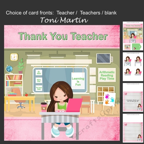 Thank You Teachers / Teacher Decoupage Mini Kit (generic)