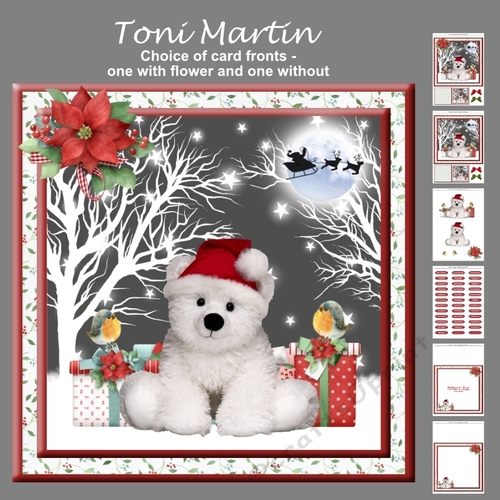 Christmas bear and friends mini kit & decoupage