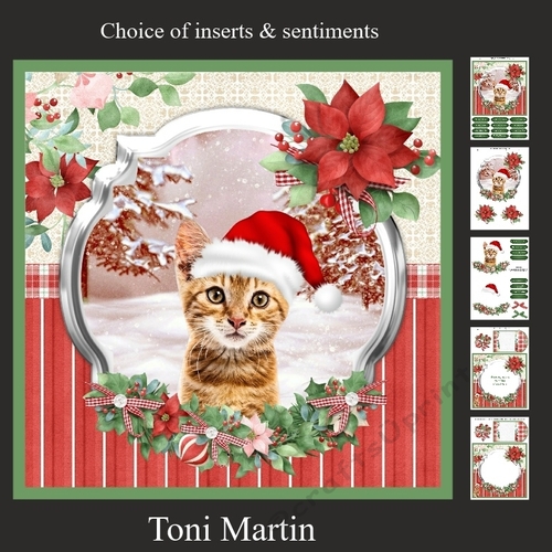 Purrfect Christmas Decoupage Mini Kit