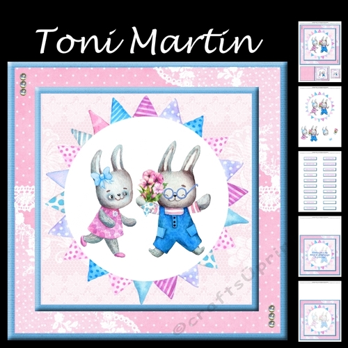 Somebunny Loves You Decoupage Mini Kit
