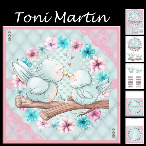 Love Birds Decoupage Mini Kit