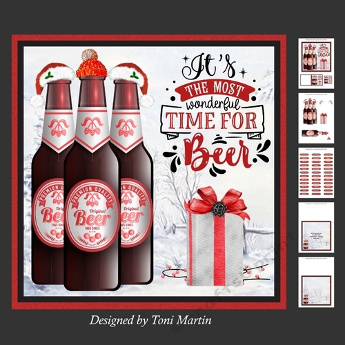 Christmas Beer Card Mini Kit 7x7