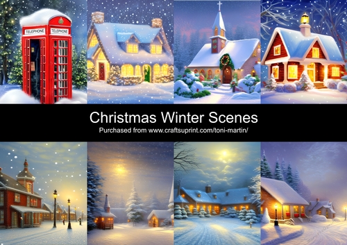 Christmas Winter Scenes Bumper Kit