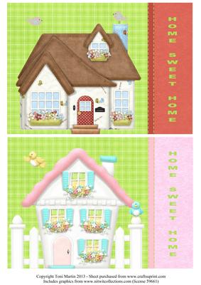 New Home Card Fronts / Toppers